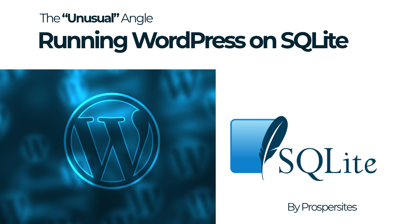 Running WordPress on SQLite: Ditching MySQL for High-Performance Micro-Sites